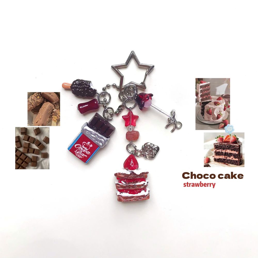 Móc khóa Bánh choco