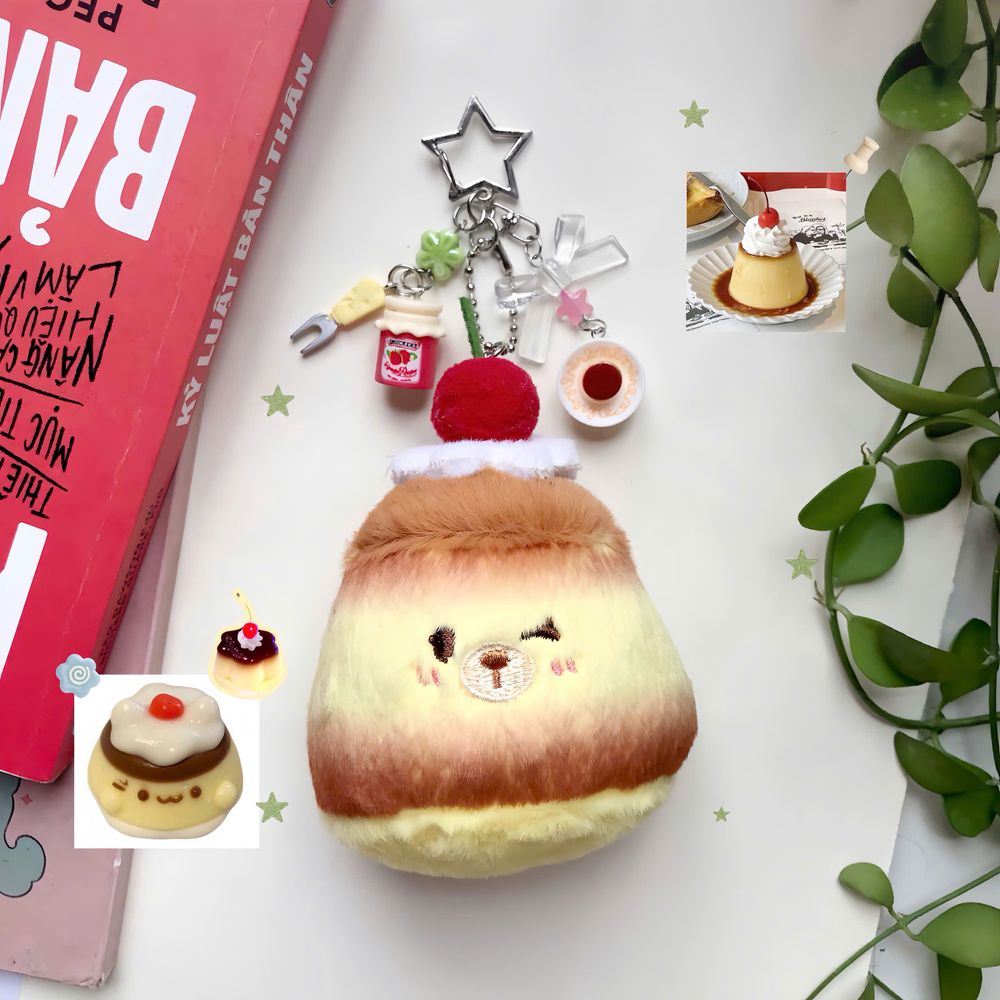 Móc khóa Bánh pudding