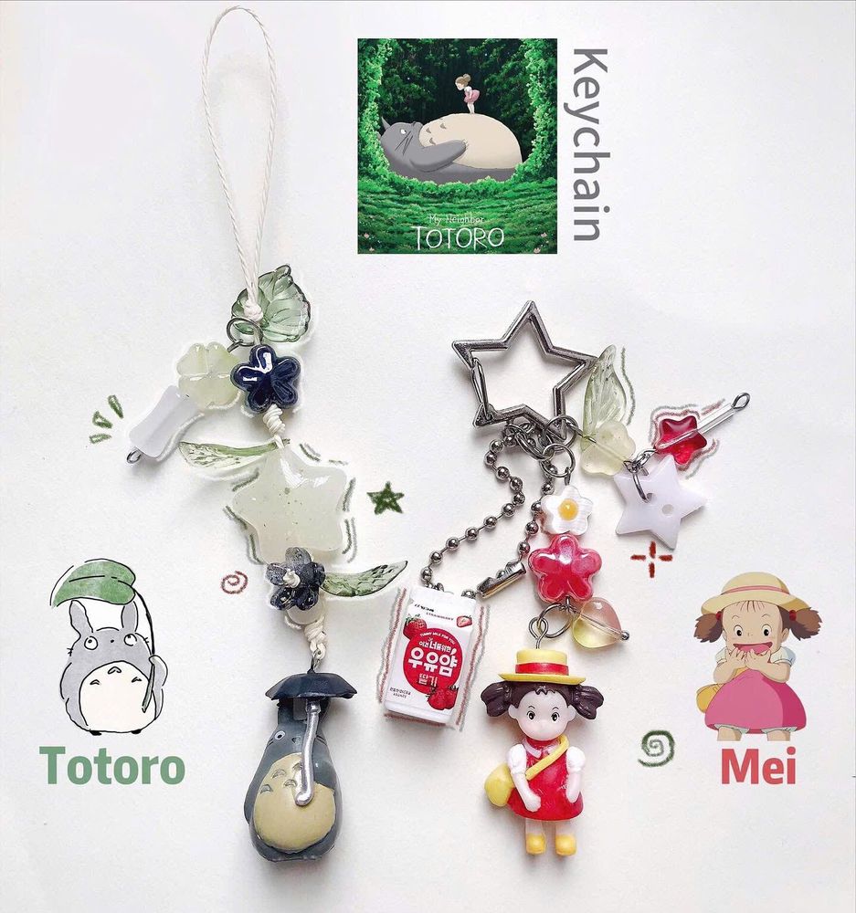 Móc khóa Tororo & Bé Mei